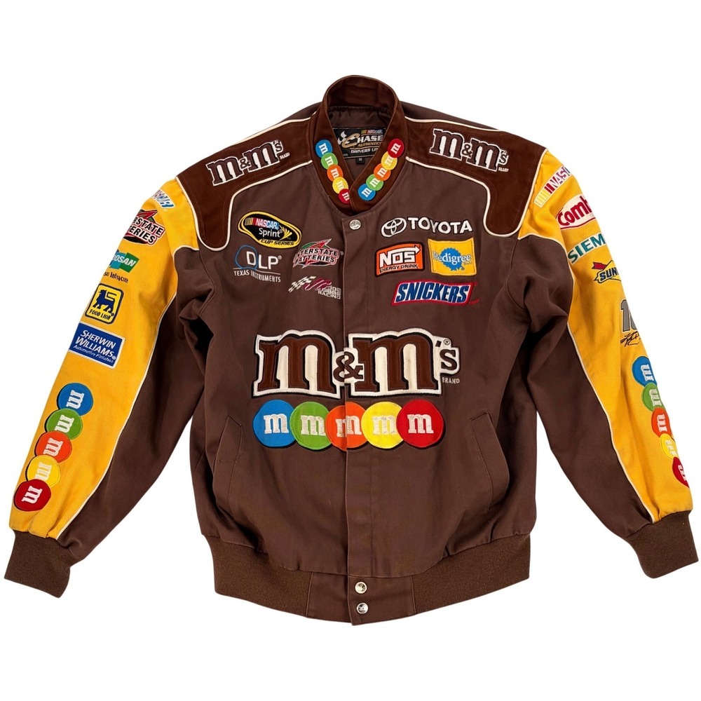 Chase Authentics M&M's NASCAR Racing Jacket Drivers Line Toyota Medium